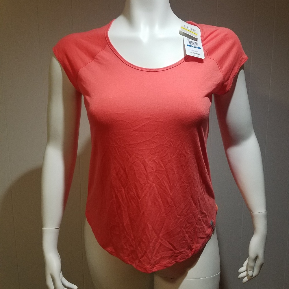 NWT Under Armour XL heat gear orange shirt